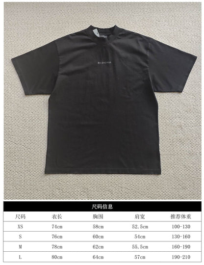 GTR/발렌시아가 남성 반팔 티셔츠