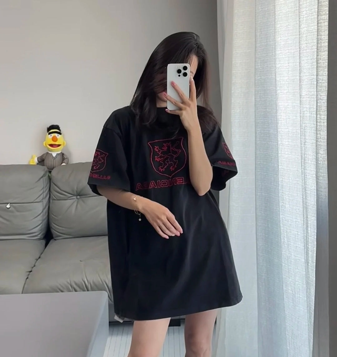 GTR/발렌시아가 여성 반팔 티셔츠