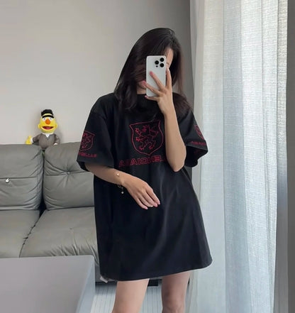 GTR/발렌시아가 여성 반팔 티셔츠