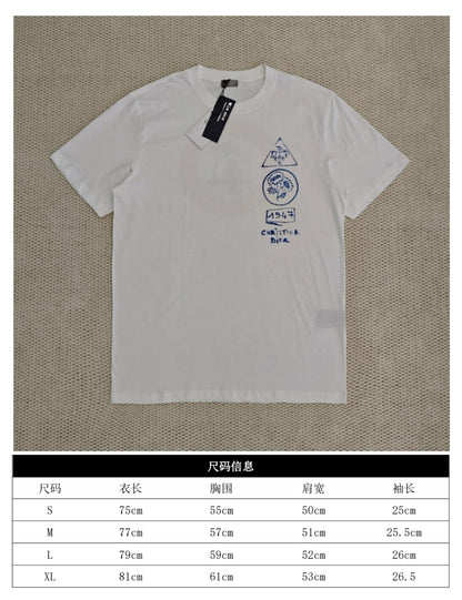 GTR/디올 남성 반팔 티셔츠