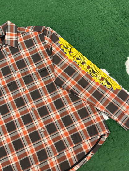 R공장/크롬하츠 남성 체크 셔츠