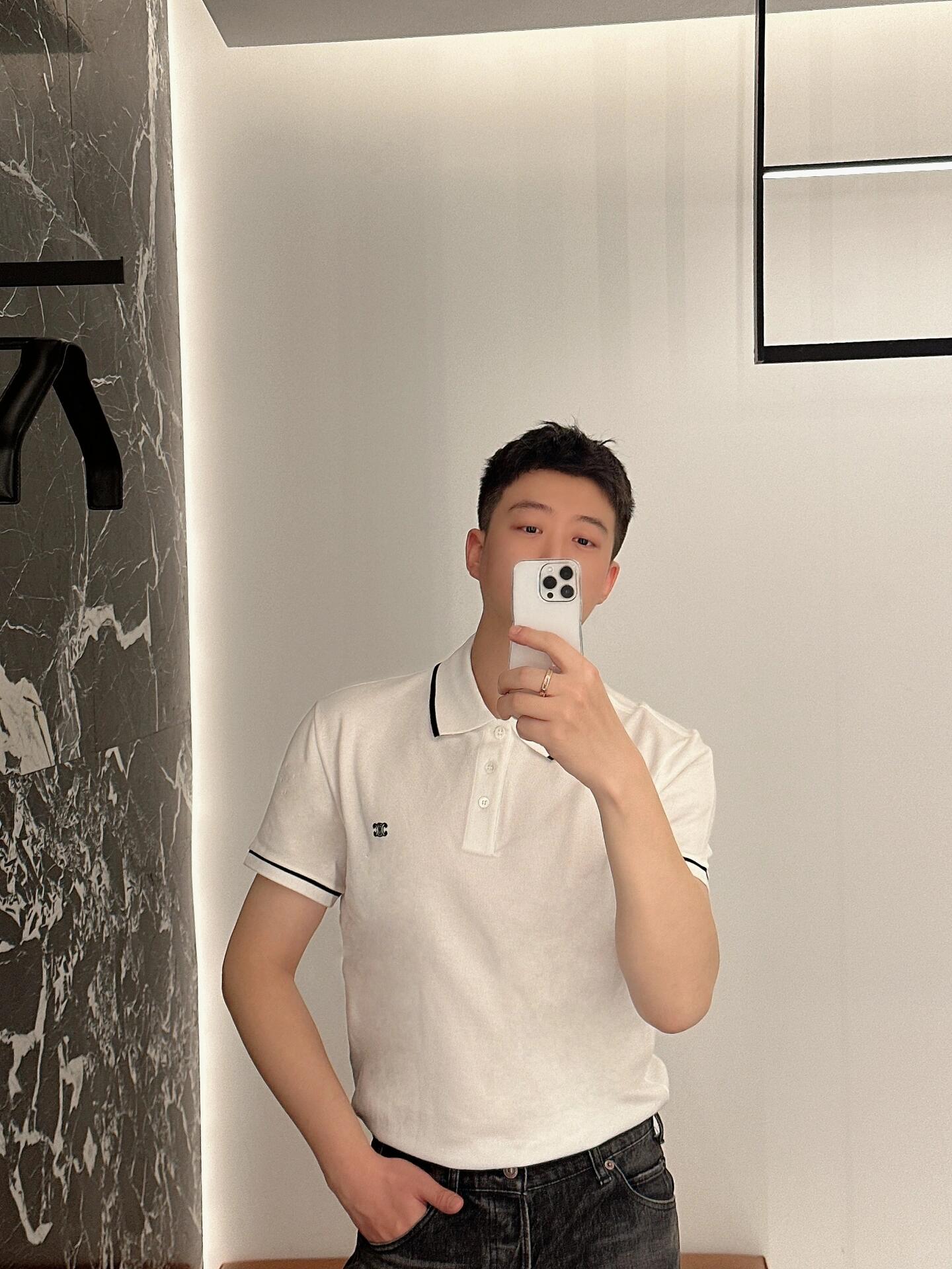 R공장/셀린느 남성 반팔 셔츠