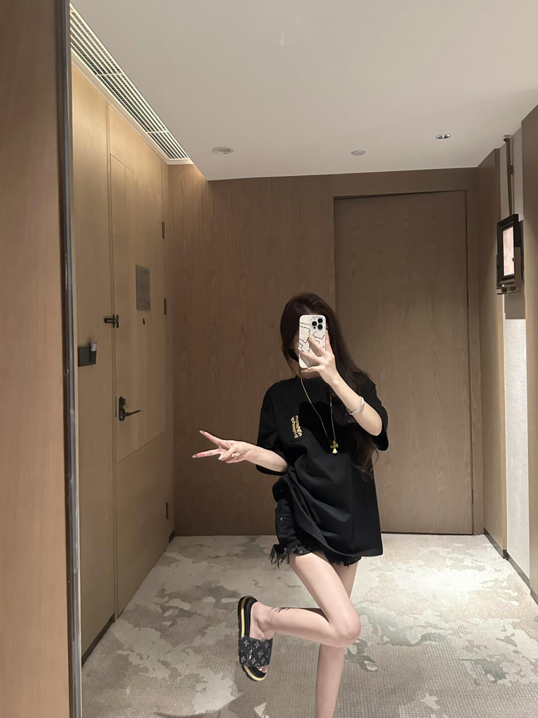 R공장/크롬하츠 남성 반팔 타셔츠