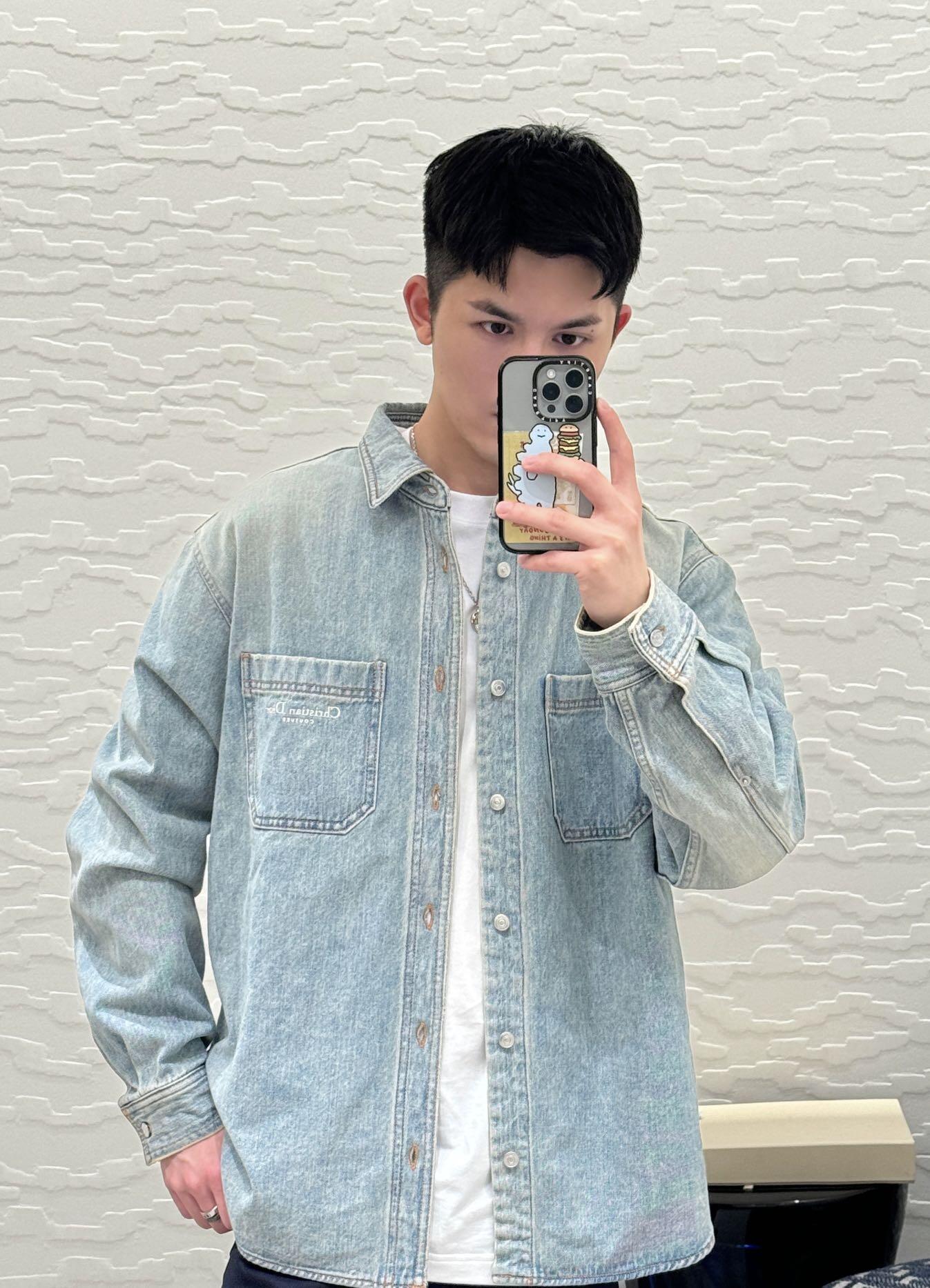 R공장/디올 남성 데님 셔츠
