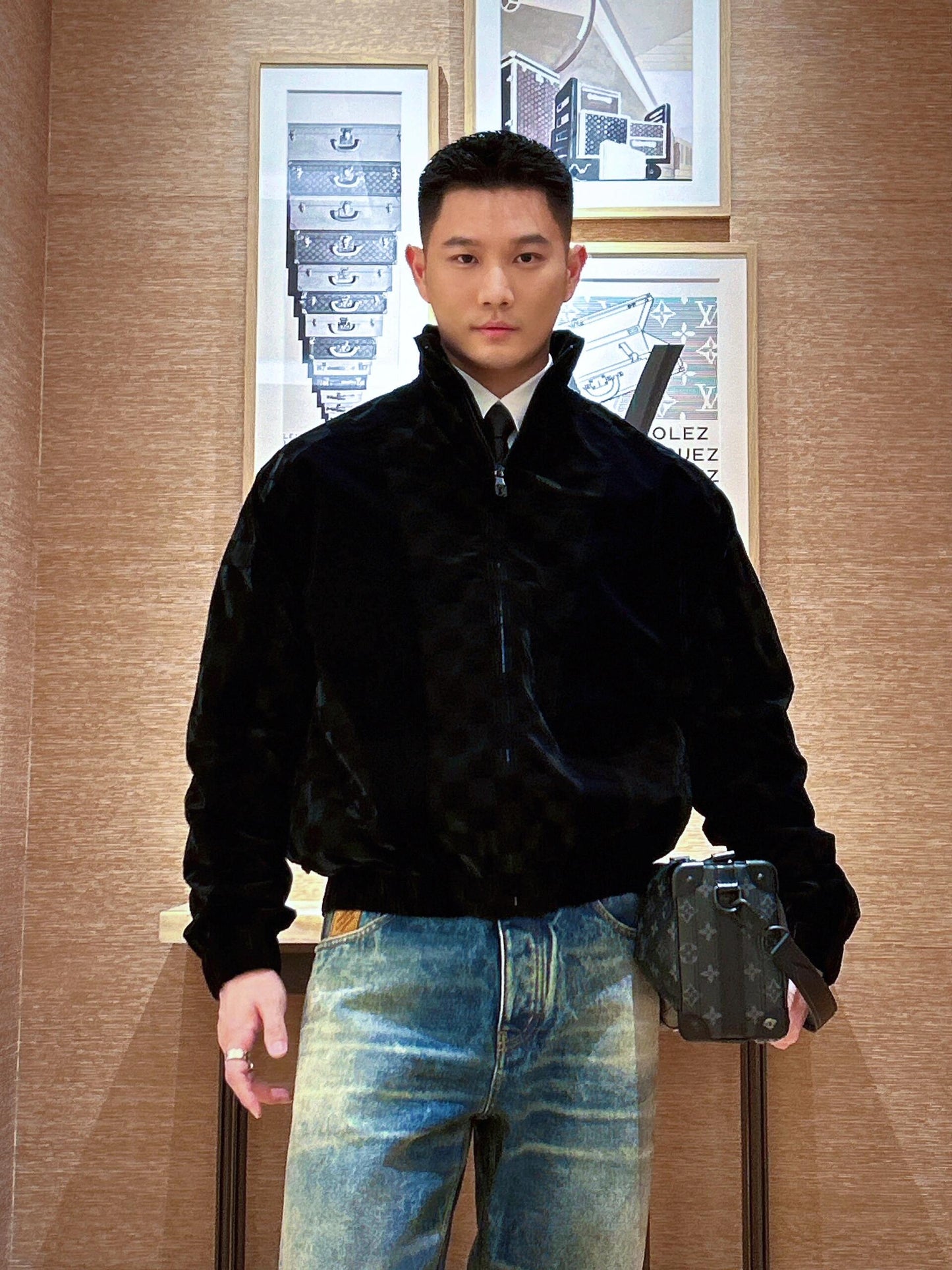 R공장/루이비통 남성 운동 자켓