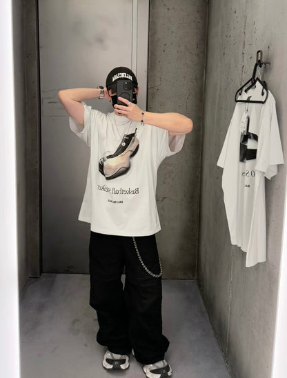 체인2호/발렌시아가 남성 반팔 티셔츠
