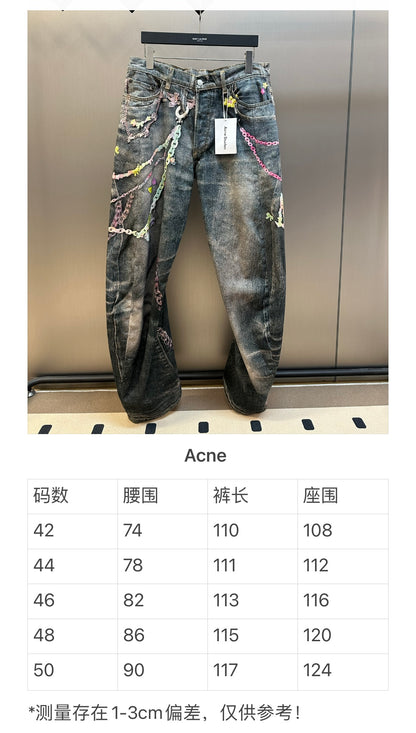 체인2호/아크네스튜디오 남성 청바지
