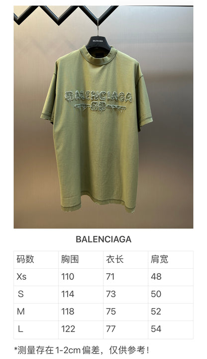 체인2호/발렌시아가 남성 반팔 티셔츠
