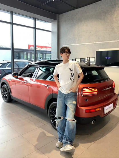 체인2호/루이비통 남성 라운드넥 반팔 티셔츠