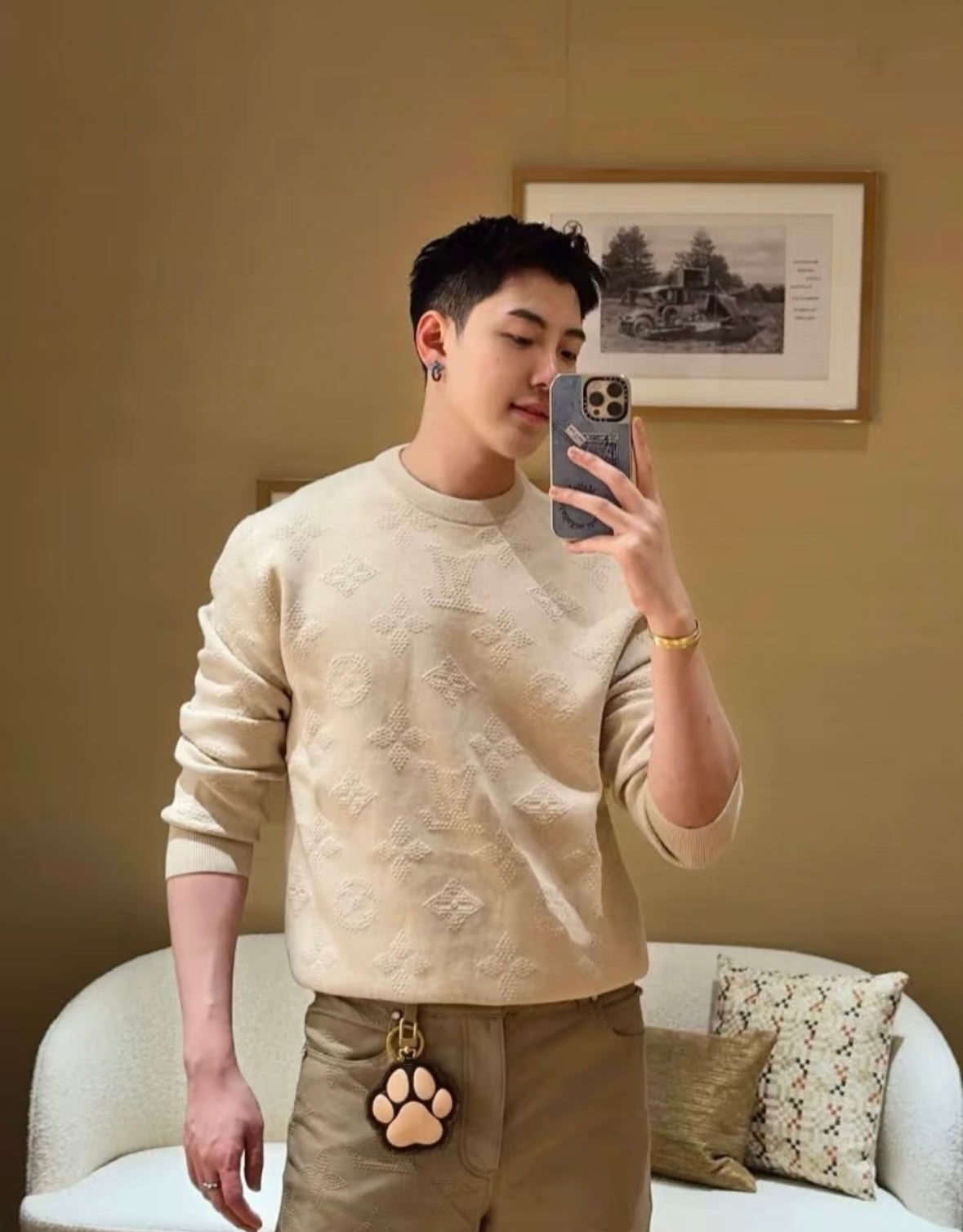 체인2호/루이비통 남성 니트