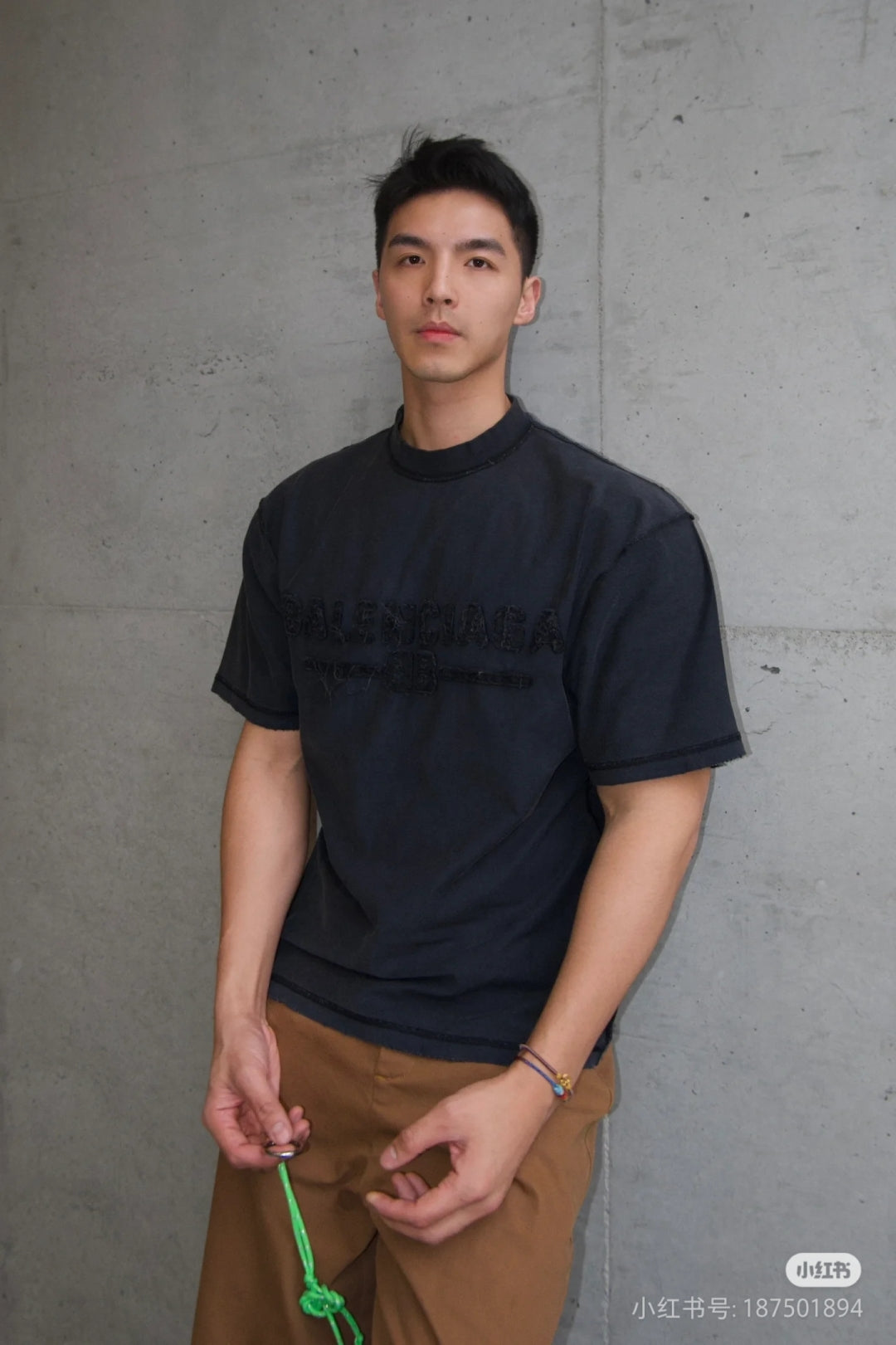 체인2호/발렌시아가 남성 반팔 티셔츠