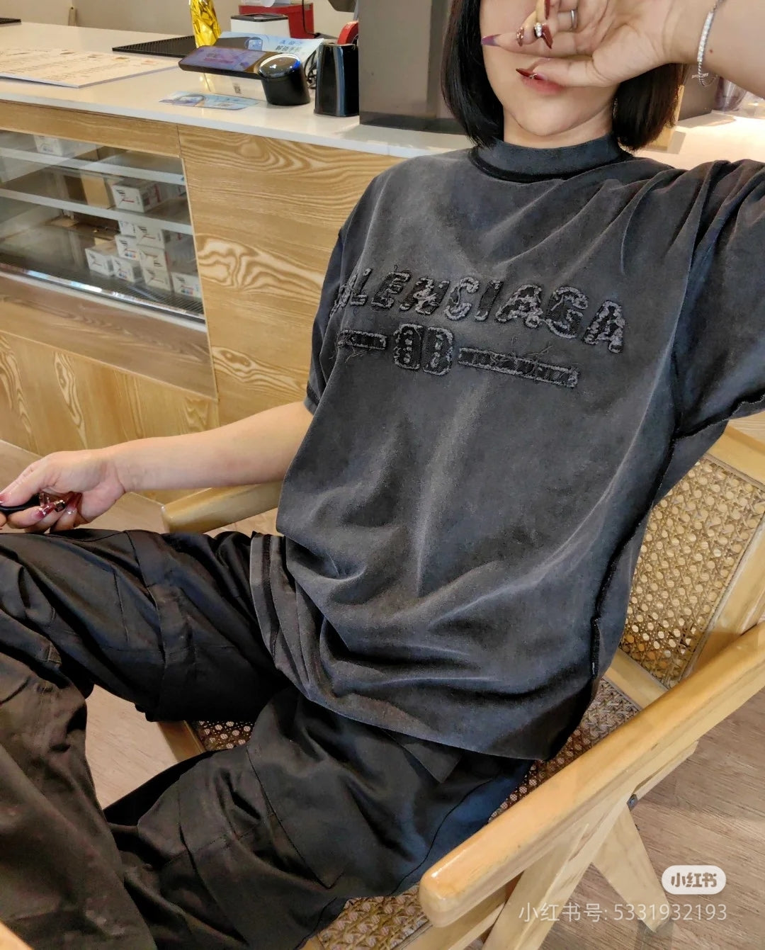 체인2호/발렌시아가 남성 반팔 티셔츠