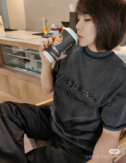 체인2호/발렌시아가 남성 반팔 티셔츠