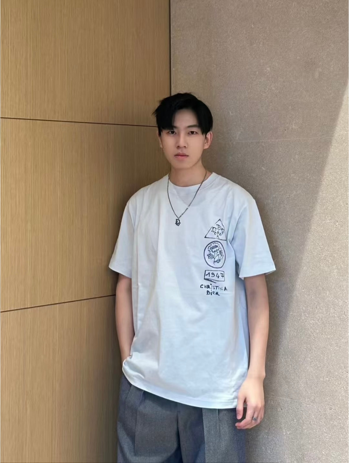 체인2호/디올 남성 반팔 티셔츠
