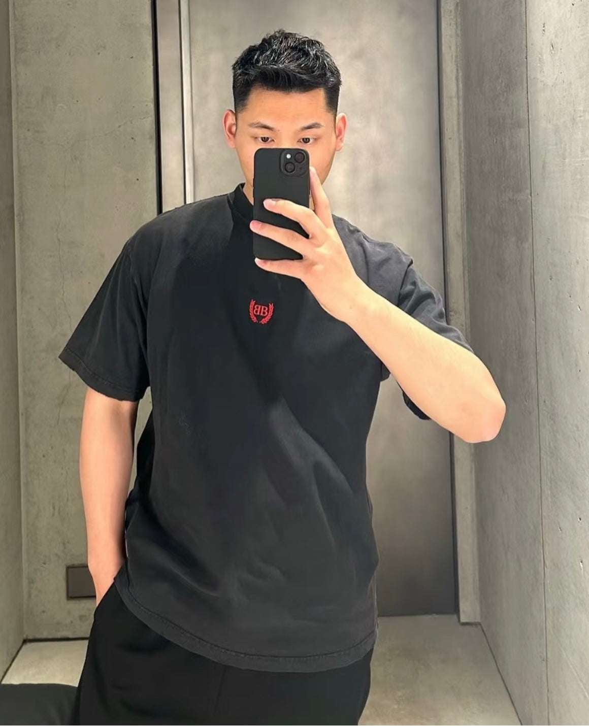 체인2호//발렌시아가 남성 반팔 티셔츠