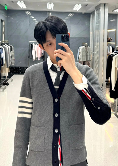 TJ셀러/톰브라운 남성 니트 가디건