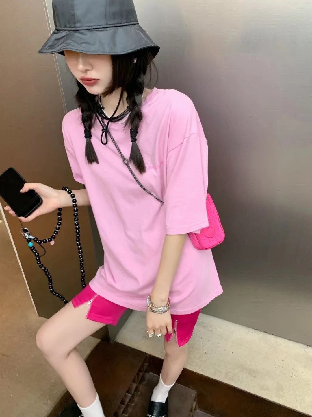 TJ셀러/발렌시아가 여성 반팔 티셔츠