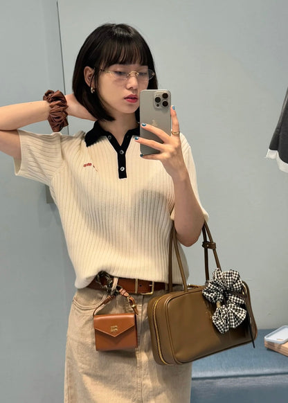 TJ셀러/미우미우 여성 반팔 셔츠