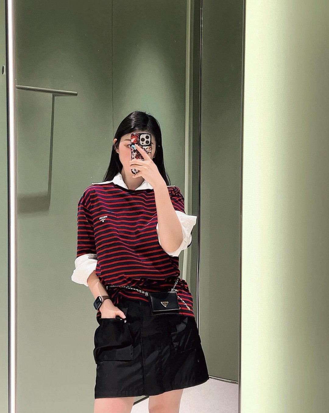 R공장/프라다 남성 반팔 티셔츠