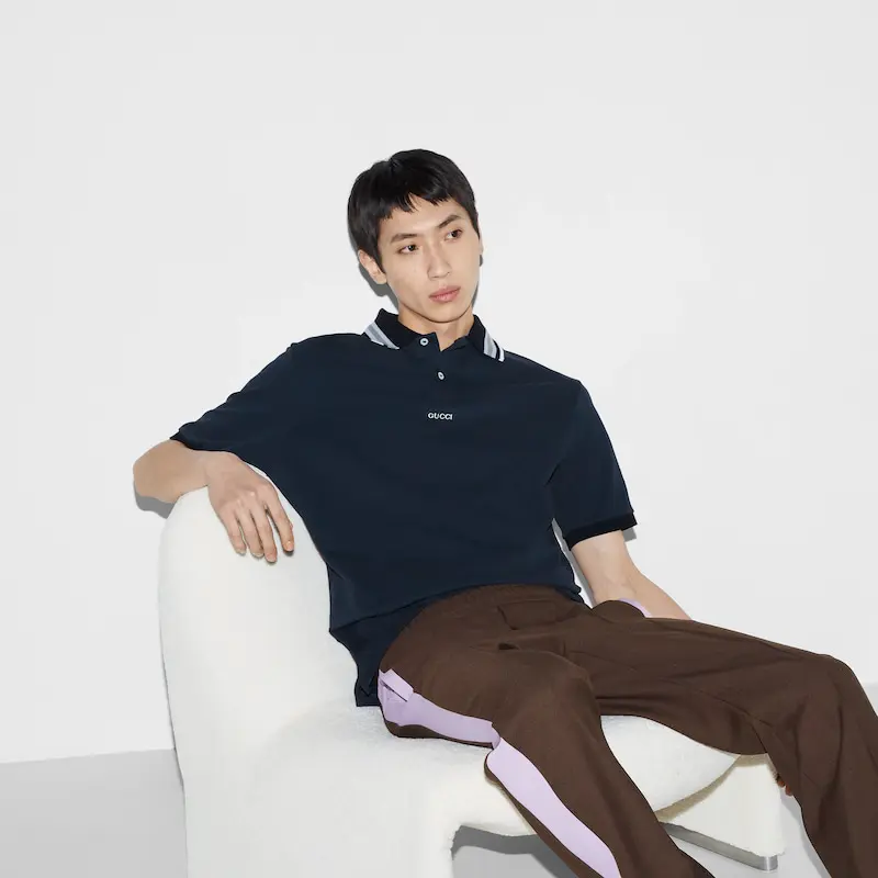 R공장/구찌 남성 폴로넥 반팔