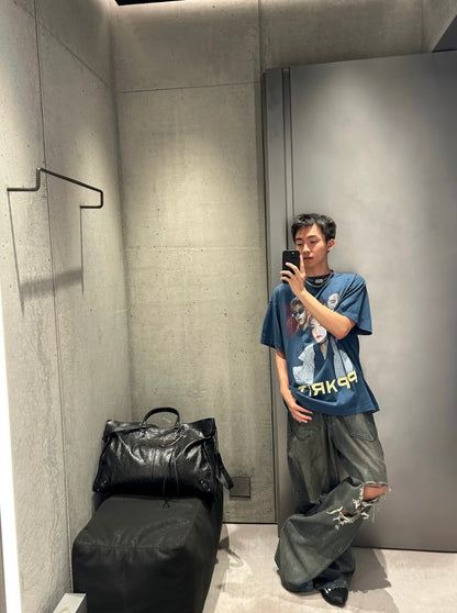 체인2호 / 발렌시아가 남성 반팔 티셔츠