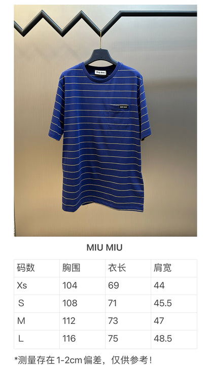 체인2호 / 미우미우 남성 라운드넥 반팔 티셔츠