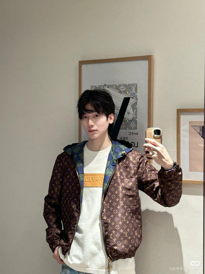 체인2호 / 루이비통 남성 양면 지퍼 자켓