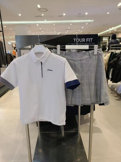 마이골프 / Titleist 여성 폴로넥 반팔