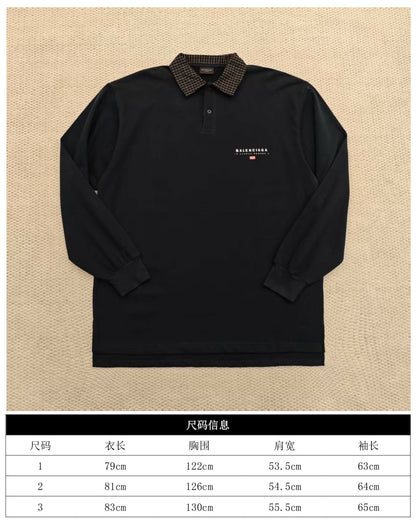 GTR / 발렌시아가 남성 폴로넥 셔츠