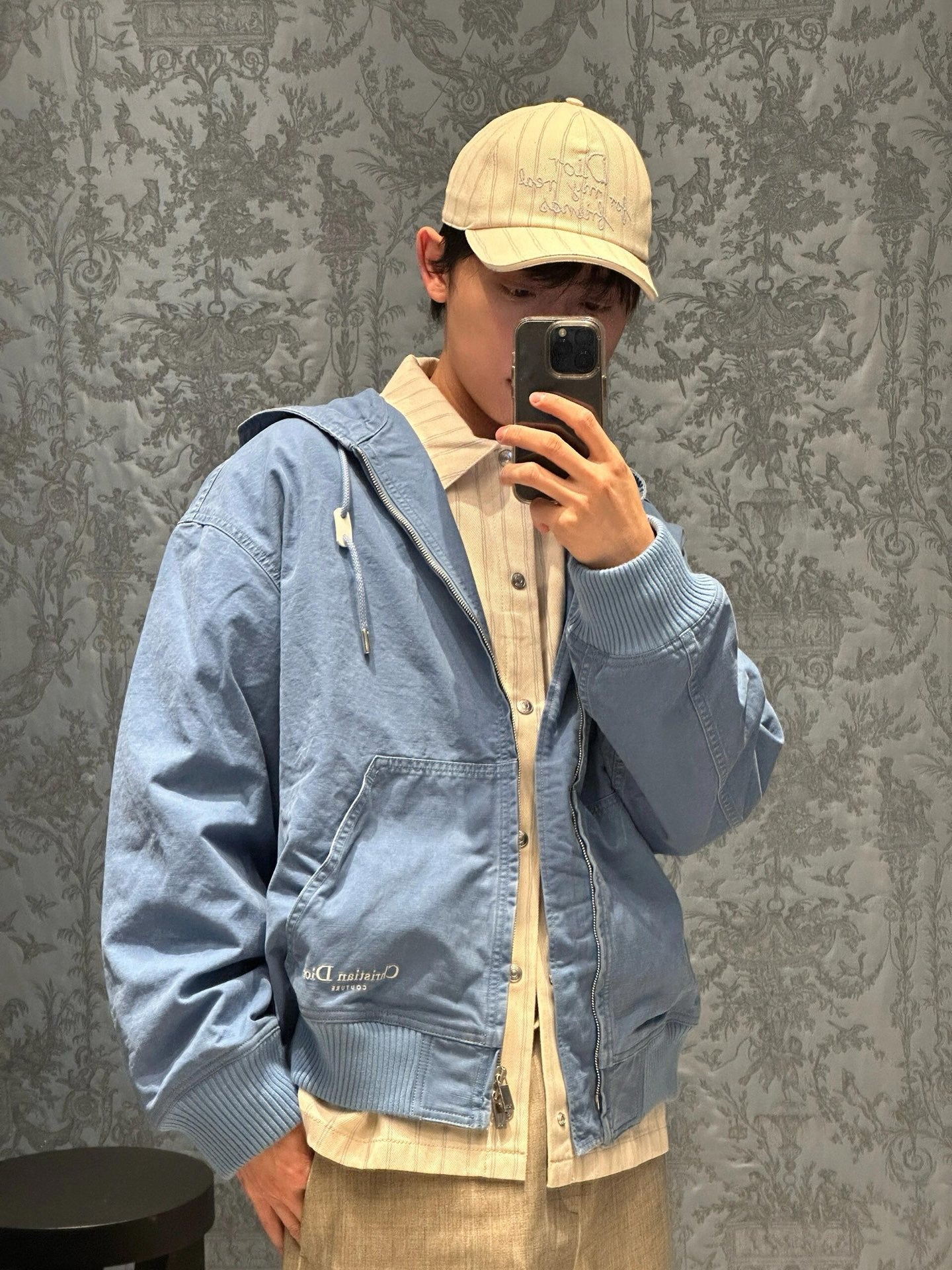 BVG / 디올 남성 후드 자켓