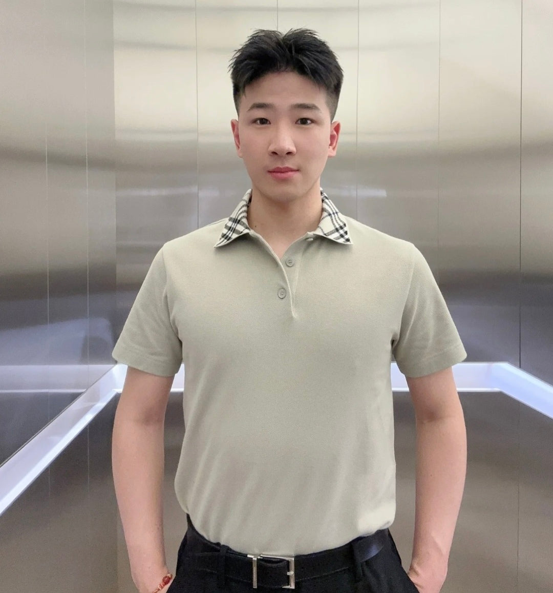 BVG / 버버리 남성 폴로넥 반팔 셔츠