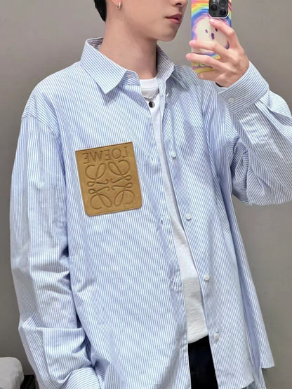 BVG / 로에베 남성 스트라이프 셔츠