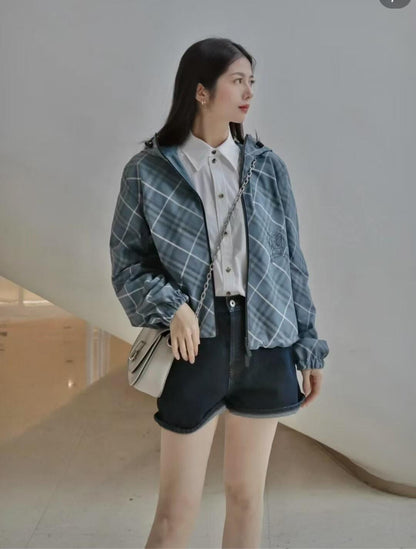 R공장 / 버버리 남성 여성 양면 체크 자켓