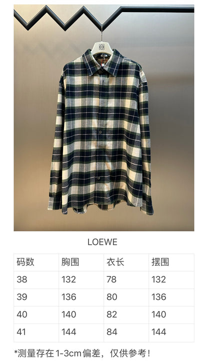 체인2호 / 로에베 남성 체크 셔츠