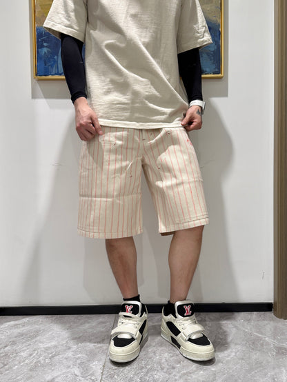 체인2호 / 디올 남성 스트라이프 살구색 반바지