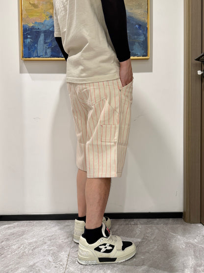 체인2호 / 디올 남성 스트라이프 살구색 반바지