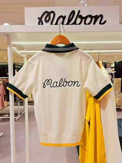 마이골프 / Malbon 여성 폴로넥 반팔