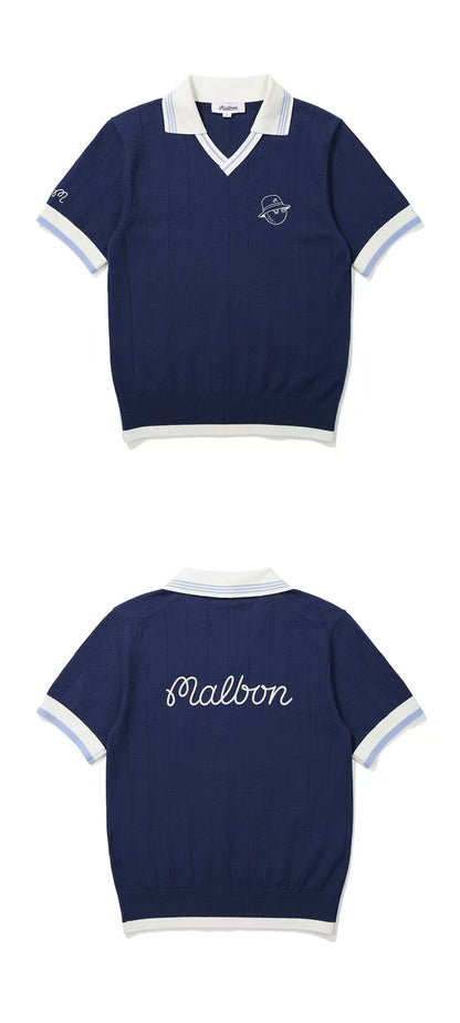 마이골프 / Malbon 여성 폴로넥 반팔