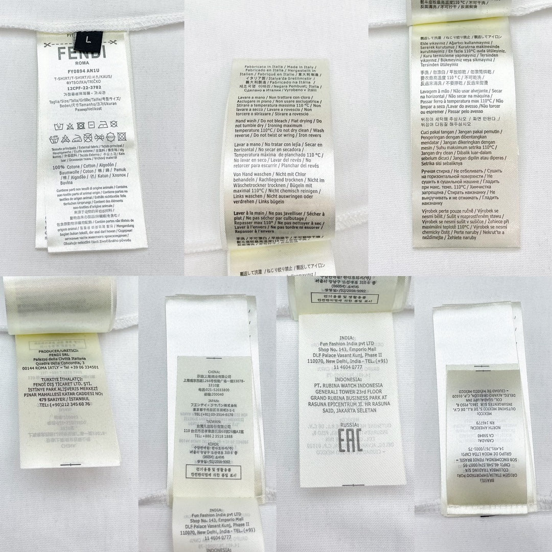 BVG / 펜디 남성 반팔 티셔츠
