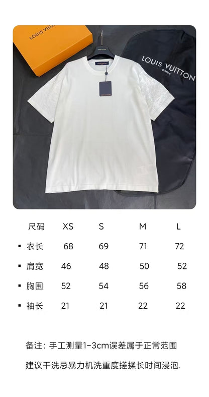 BVG / 루이비통 남성 모직 반팔 티셔츠