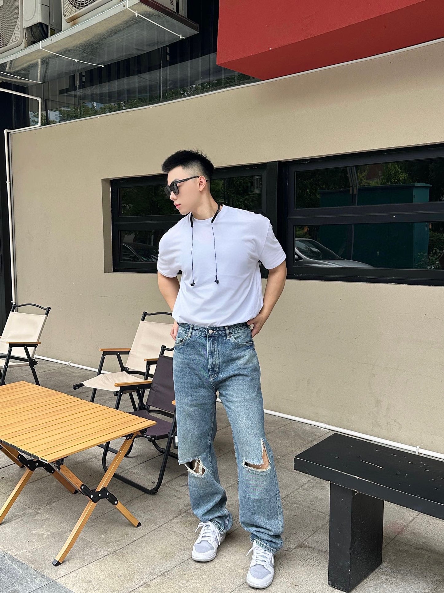 BVG / 발렌시아가 남성 청바지