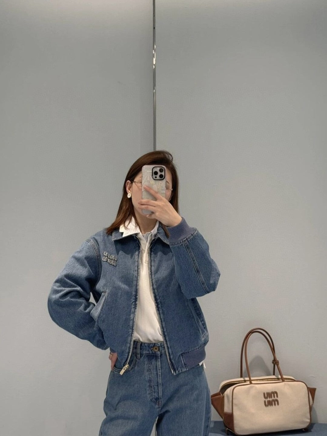 체인2호 / 미우미우 남성 데님 자켓