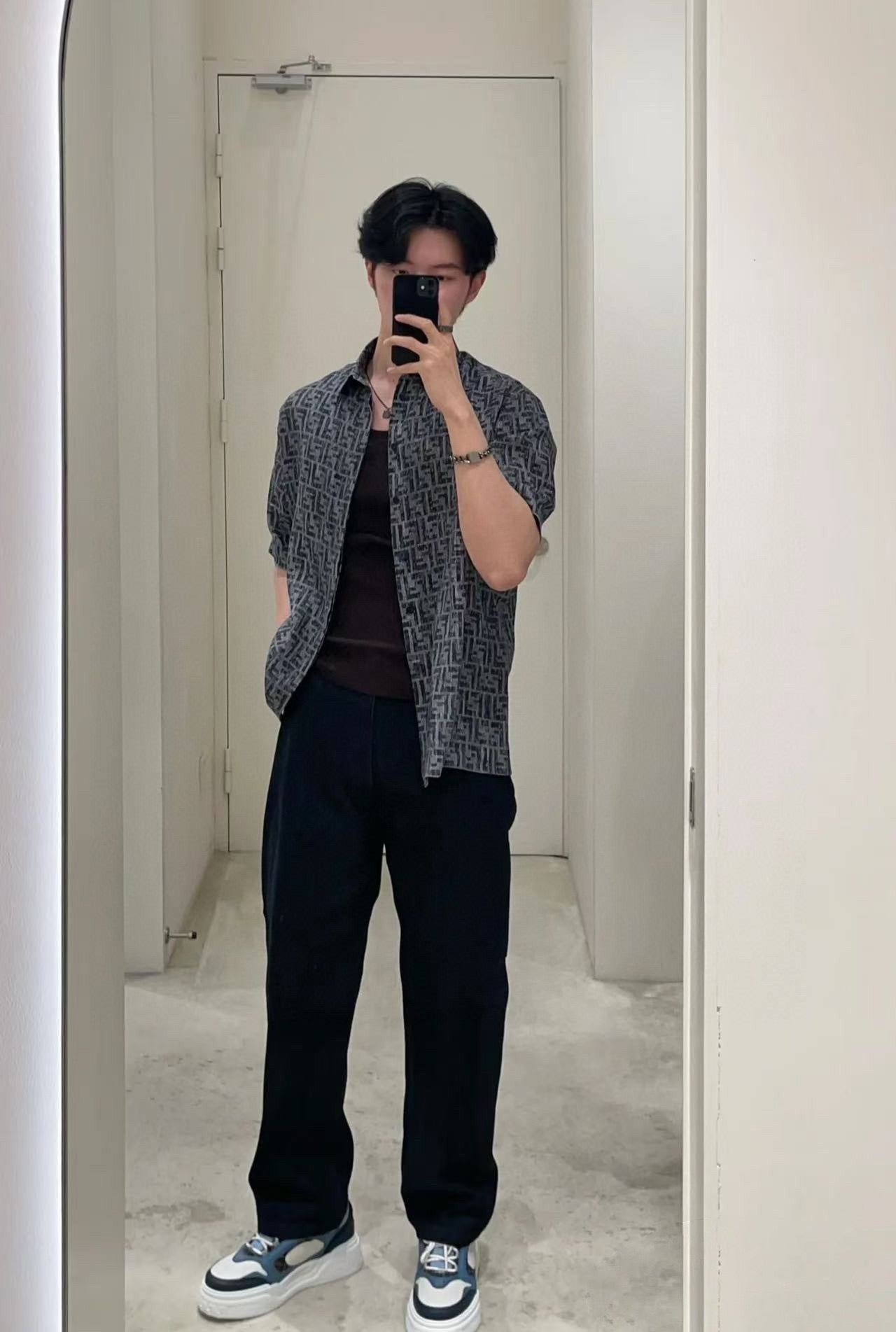 체인2호 / 펜디 남성 반팔 셔츠