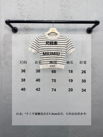 체인2호 / 미우미우 여성 반팔 티셔츠