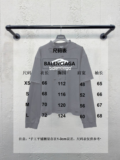 체인2호 / 발렌시아가 남성 긴팔티