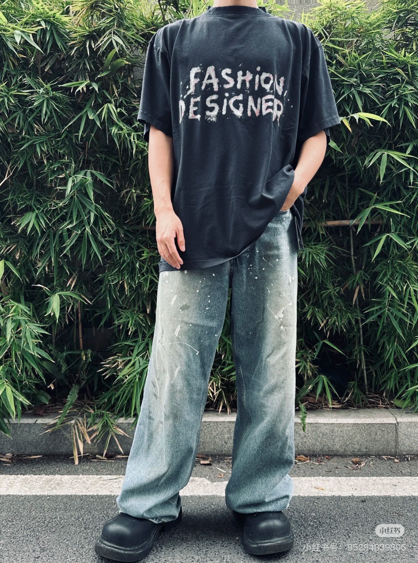 체인2호 / 발렌시아가 남성 반팔 티셔츠