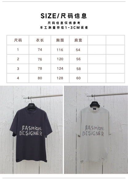 체인2호 / 발렌시아가 남성 반팔 티셔츠