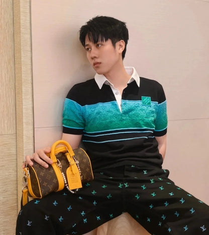 GTR / 루이비통 남성 폴로넥 반팔 셔츠