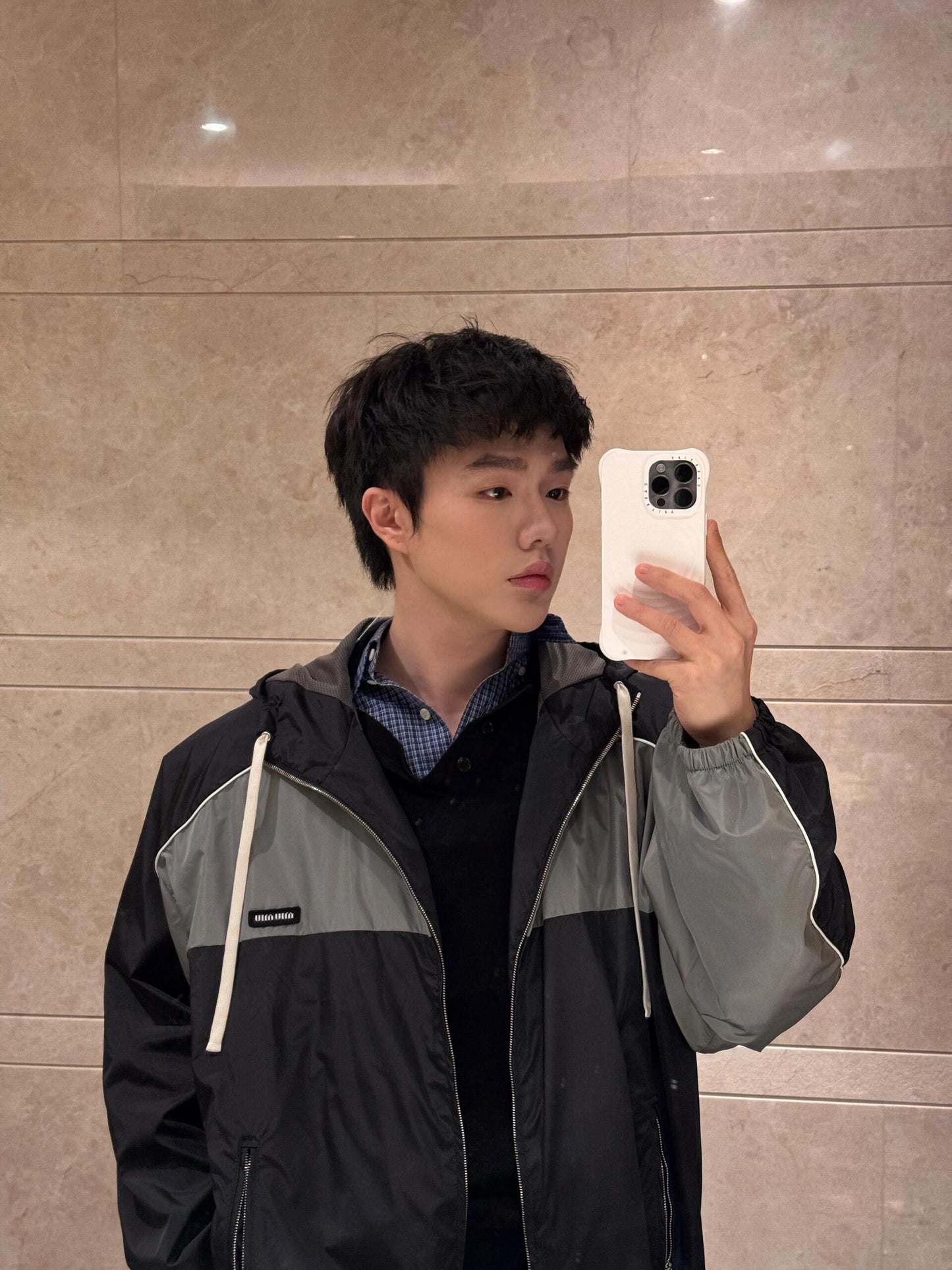 R공장 / 미우미우 남성 후드 자켓