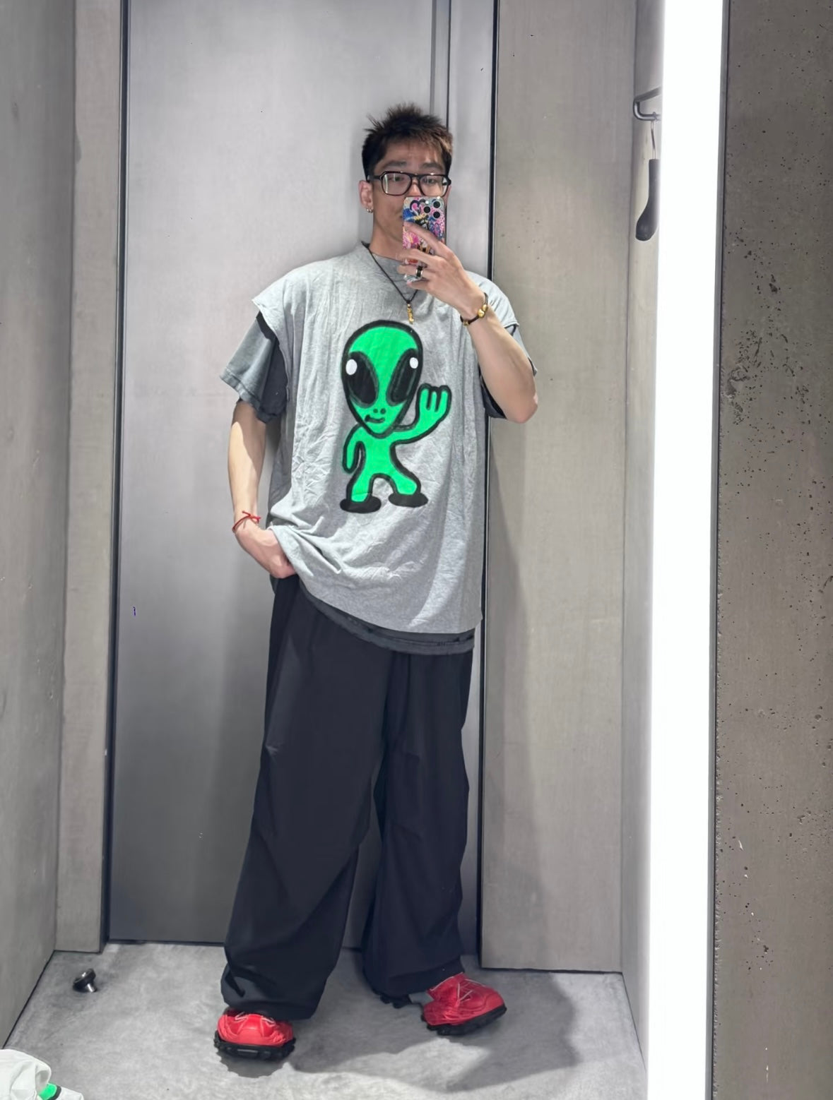 체인2호 / 발렌시아가 남성 반팔 티셔츠